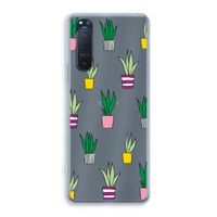 Sanseveria: Sony Xperia 5 II Transparant Hoesje Sanseveria: Sony Xperia 5 II Transparant Hoesje