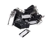 Sleutellabel pavo magnetisch 50st zwart