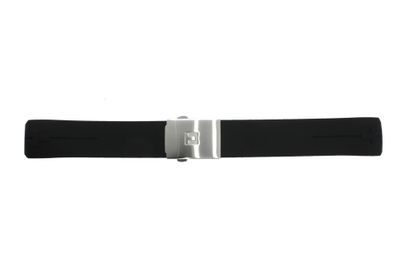 Horlogeband Tissot T0474201705100A / T603026461 Rubber Zwart 20mm