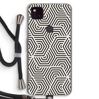 Magic pattern: Pixel 4a 5G Transparant Hoesje met koord