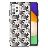 Samsung Galaxy A52 | A52s (5G/4G) Dierenprint Telefoonhoesje Salamander Grey