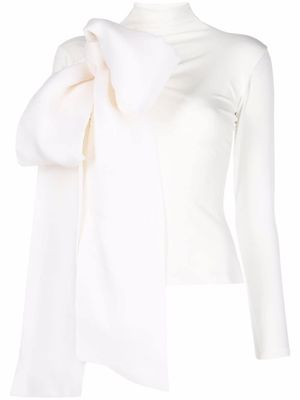 Atu Body Couture blouse à détail de nœud - Blanc