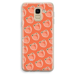 Just peachy: Samsung Galaxy J6 (2018) Transparant Hoesje