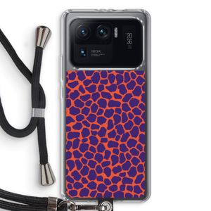 Purple Giraffe: Xiaomi Mi 11 Ultra Transparant Hoesje met koord