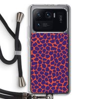 Purple Giraffe: Xiaomi Mi 11 Ultra Transparant Hoesje met koord