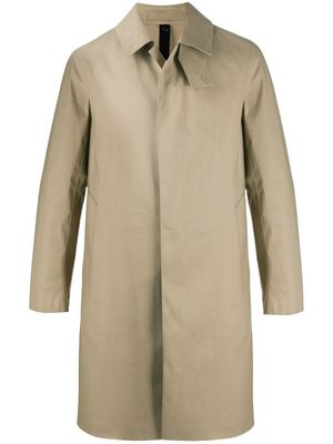 Mackintosh manteau OXFORD à boutonnière - Tons neutres