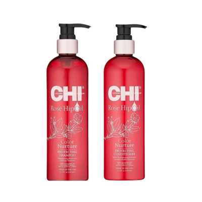 CHI Rose Hip Oil Shampoo + Conditioner Set