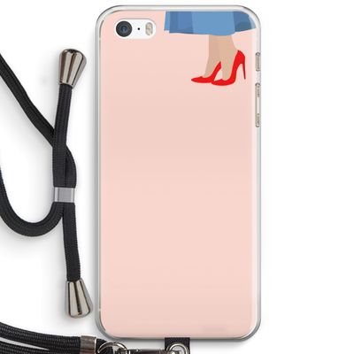 High heels: iPhone 5 / 5S / SE Transparant Hoesje met koord