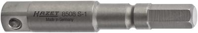 HAZET Kracht-verloopdoppen 8508S-1 · Zeskant massief ISO 1173-A 5,5 · 1/4 inch (6,3 mm) vierkant massief · Lengte: 50 mm