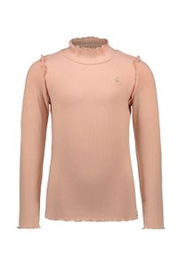 Like Flo Meisjes top rib met col - Soft roze