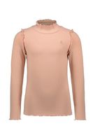 Like Flo Meisjes top rib met col - Soft roze - thumbnail