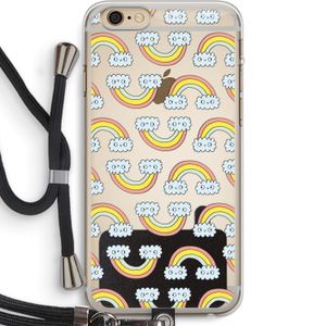 Regenboog: iPhone 6 PLUS / 6S PLUS Transparant Hoesje met koord