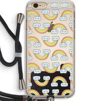 Regenboog: iPhone 6 PLUS / 6S PLUS Transparant Hoesje met koord