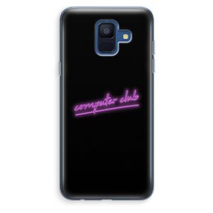 Vice Black: Samsung Galaxy A6 (2018) Transparant Hoesje