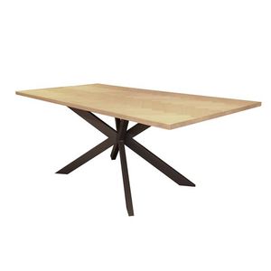 Hoyz Collection - Eetkamertafel 200 Visgraat Eiken - 4 Personen