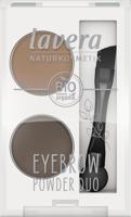 Lavera Eyebrow powder duo 1 Stuks
