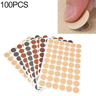 100ST/Box 3 in 1 decoratieve Dust Cover papier hole stickers meubilair kabinet zelfklevende verzegeling stickers