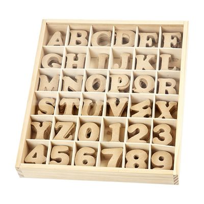 Creativ Company Letters & cijfers - mdf, 288st.