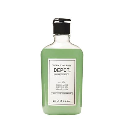 Depot Male Tools No.406 Transparent Shaving Gel Brushless 200ml