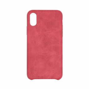 iPhone X/XS Hoesje - Leer - Rood