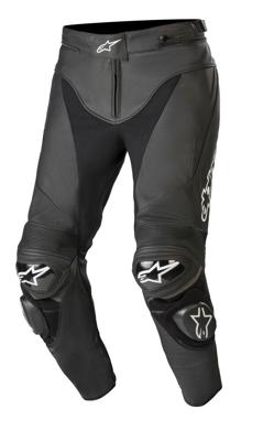 ALPINESTARS Track V2, Leder motorbroek heren, Zwart