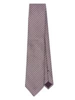 TOM FORD stripe-pattern silk tie - Rose - thumbnail