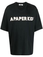 A Paper Kid t-shirt à logo imprimé - Noir - thumbnail