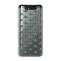 Weed: Samsung Galaxy A80 Transparant Hoesje