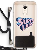 Superlady: Xiaomi Redmi 5 Transparant Hoesje met koord