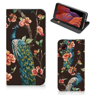 Samsung Galaxy Xcover 5 | Hoesje maken | Pauw met Bloemen