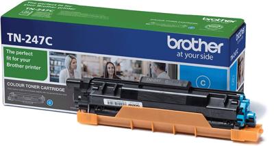 Brother toner, 2.300 pagina&apos;s, OEM TN-247C, cyaan