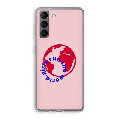 Run The World: Samsung Galaxy S21 Transparant Hoesje