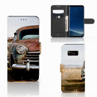 Samsung Galaxy S8 Telefoonhoesje met foto Vintage Auto - thumbnail