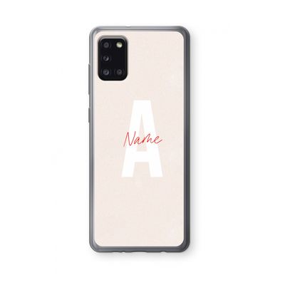 Strawberry Milkshake: Samsung Galaxy A31 Transparant Hoesje