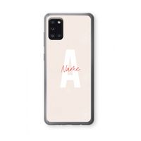 Strawberry Milkshake: Samsung Galaxy A31 Transparant Hoesje