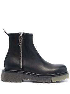 Off-White bottines à fermeture zippée - Noir