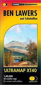 Wandelkaart Ben Lawers & Schiehallion | Harvey Maps