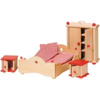 poppenhuis meubeltjes slaapkamer