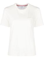 Thom Browne t-shirt à poche poitrine - Blanc