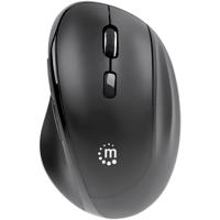Manhattan 190237 Ergonomische muis Draadloos Optisch Zwart 3 Toetsen 800 dpi, 1200 dpi, 1600 dpi Ergonomisch, Geïntegreerd scrollwiel Manhattan 190237 Ergonomische muis Draadloos Optisch Zwart 3 Toetsen 800 dpi, 1200 dpi, 1600 dpi Ergonomisch, Geïntegreerd scrollwiel