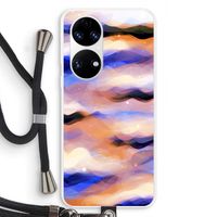 Donkere Wolken: Huawei P50 Transparant Hoesje met koord