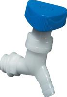 Hünersdorff Hunersdorff uitloopkraan | kunststof 12,70 mm | gebogen | 1 stuk - 520700 - 520700