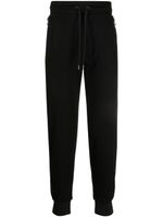 BOSS pantalon de jogging en coton à logo imprimé - Noir