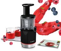 Bosch Haushalt Slowjuicer DE-MESM731M 150 W Zwart, Zilver (mat) - thumbnail