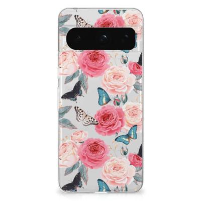 Google Pixel 8 Pro | TPU Case | Butterfly Roses Google Pixel 8 Pro | TPU Case | Butterfly Roses