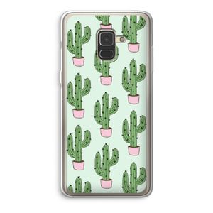Cactus Lover: Samsung Galaxy A8 (2018) Transparant Hoesje