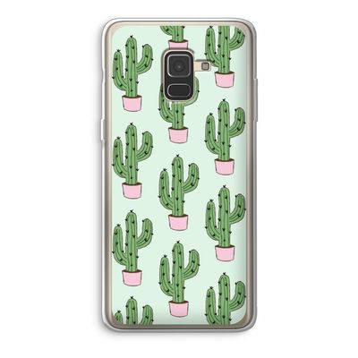 Cactus Lover: Samsung Galaxy A8 (2018) Transparant Hoesje
