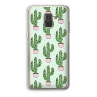 Cactus Lover: Samsung Galaxy A8 (2018) Transparant Hoesje