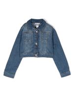 Liu Jo Kids veste courte en jean - Bleu