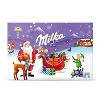 Milka chocolade adventskalender - tel af tot Kerst - 200g